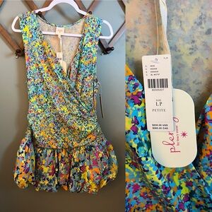 Plenty by Tracy Reese Anthropologie V-Neck Bubble Dress NWT size LP